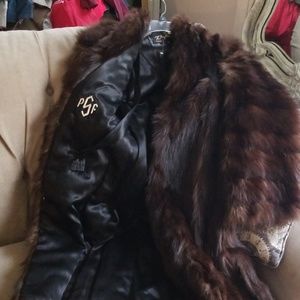 Mink coat ,this coat goes past the knees